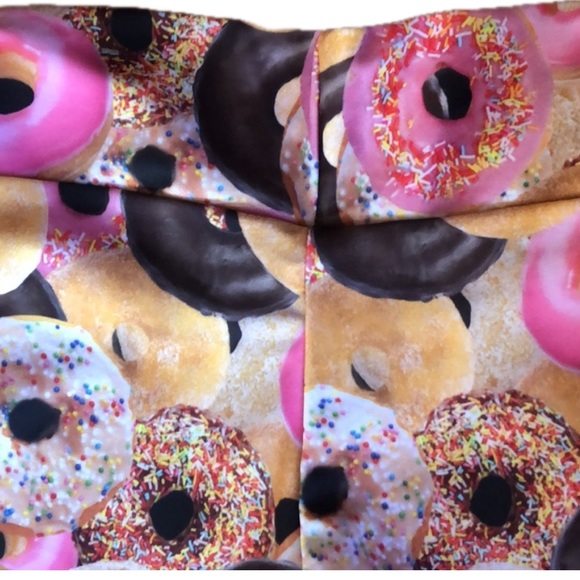 Women’s Donut leggings brown pink SIZE MEDIUM/LARGE - Picture 2 of 2